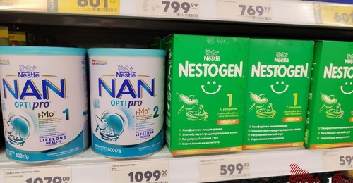 В Оренбуржье сняли с продажи детскую сухую смесь Нестле
