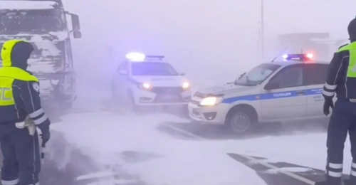 Состояние дорог в Оренбуржье на 14 января