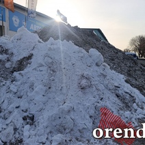 Оренбург временно утратил не только часть тротуаров, но и парковок