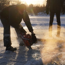 В Оренбурге приступили к подготовке купели