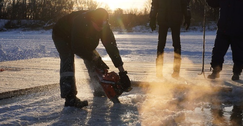 В Оренбурге приступили к подготовке купели