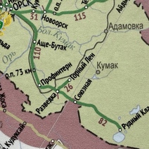 В Оренбуржье локомотив сошел с пути и опрокинулся