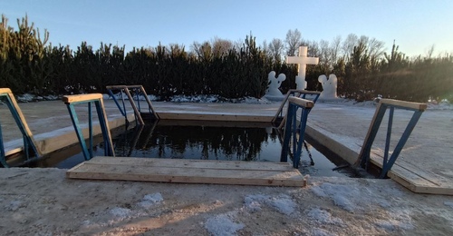 В Оренбурге купель для крещенских омовений будет работать менее суток