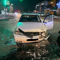 В Бузулуке дорогу не поделили две иномарки