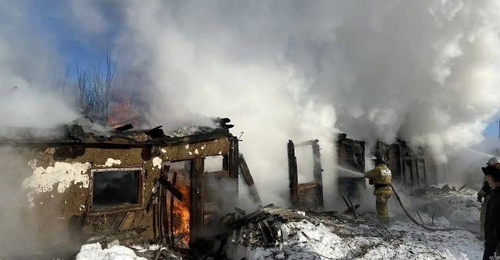 В Оренбуржье на пожаре пострадал 77-летний мужчина