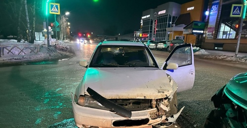 В Бузулуке дорогу не поделили две иномарки