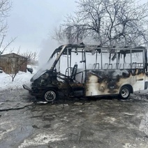 В Орске сгорел очередной общественный транспорт