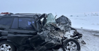 В Октябрьском районе дорогу не поделили SsangYong и КамАЗ