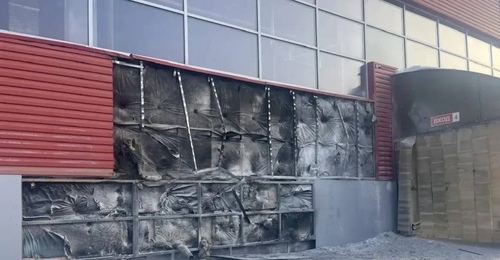 В Оренбурге горел торговый комплекс «Максимум»