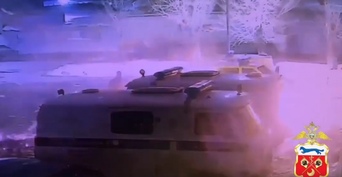 Студент воронежского вуза поджег в Оренбурге полицейский автомобиль