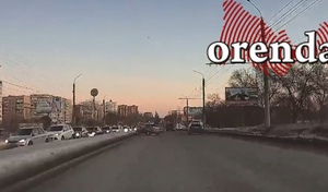 Орендэй публикует видео опрокидывания авто на крышу на улице Терешковой