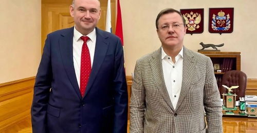 Евгений Солнцев провёл встречу с начальником службы по региональной политике Госкорпорации «Ростех»