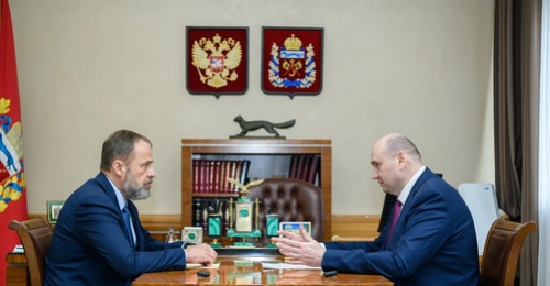 Игорь Комаров провел встречу с губернатором Оренбургской области Евгением Солнцевым