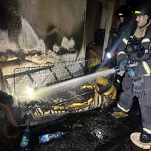 В Орске на пожаре по улице Станиславского 75-летний мужчина надышался угарным газом