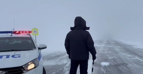 В Оренбуржье продлено прекращение движения всех транспортных средств на участке федеральной трассы М-5 «Урал»