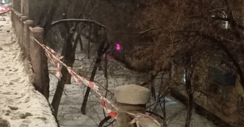 На нескольких мостах в Оренбурге отсутствуют части ограждений