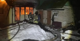 Мужчина пострадал на пожаре в Оренбурге