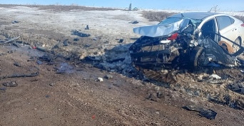 В Матвеевском районе при лобовом столкновении иномарок погибли две женщины (18+)