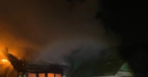 Мужчина пострадал на пожаре в Оренбурге