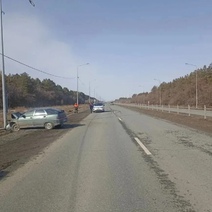 В Оренбургском районе ВАЗ протаранил опору ЛЭП