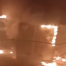 В Оренбурге ночью сгорели 16 автомобилей ГАЗель