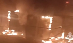 В Оренбурге ночью сгорели 16 автомобилей ГАЗель