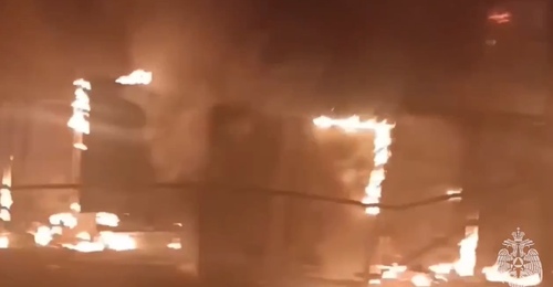 В Оренбурге ночью сгорели 16 автомобилей ГАЗель