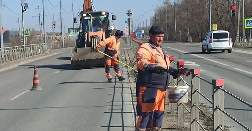 Дороги Оренбуржья готовят к летней эксплуатации