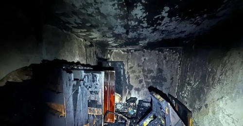 В Орске во время пожара пострадал 59-летний мужчина, еще шестерых человек спасли