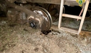 В Оренбуржье с рельсов сошли пять вагонов грузового поезда