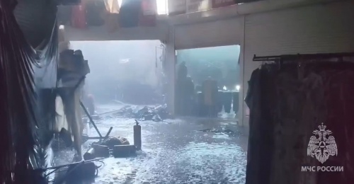 В Оренбурге в ТЦ «Город Локомотивов» произошло возгорание
