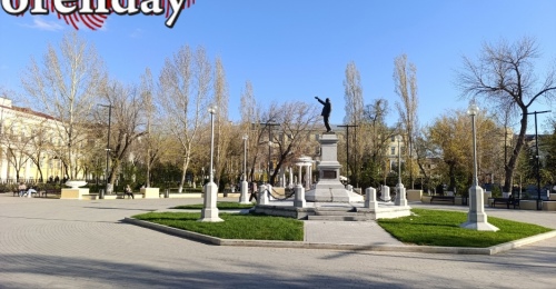 В Оренбурге в сквере имени Ленина к открытию готовится фонтан