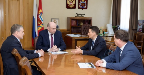 Губернатор Оренбургской области Евгений Солнцев провел рабочую встречу с представителями АО «ФортеИнвест»