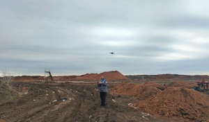В Оренбуржье с помощью беспилотника обследовали земли в границах трех районов