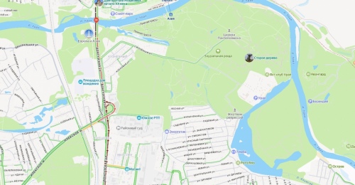 Утро понедельника для многих оренбуржцев началось с пробок на дорогах