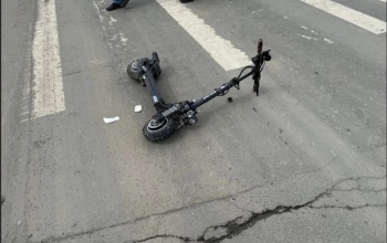 В Оренбуржье 11-летний школьник на электросамокате попал под удар автомобиля 