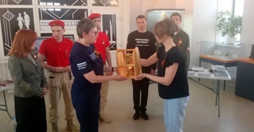 Капсула «Огня памяти» пополнила фонды Музея истории Оренбурга