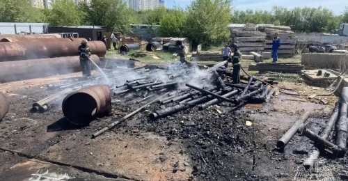 В Оренбурге очевидцы сообщают о крупном пожаре на улице Танспортной