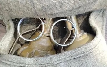 В Оренбурге во время земляных работ рабочие нашли подсумок с гранатами