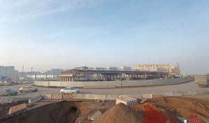 В Оренбург на строительство развязки на Гаранькина асфальтовый завод привезли из Твери
