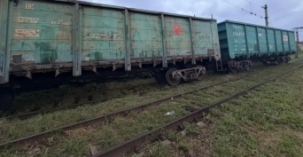 В Оренбурге вагоны с металлом сошли с железнодорожных путей