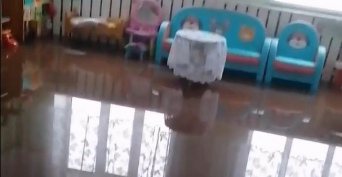 Затопило помещения детского сада № 1 в Асекеево