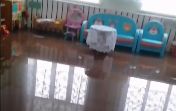 Затопило помещения детского сада № 1 в Асекеево