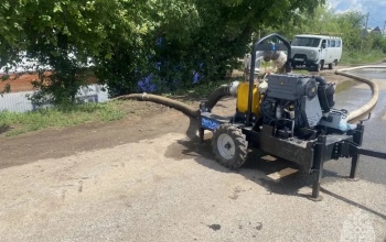 В Бугуруслане продолжают ликвидировать последствия дождевого паводка