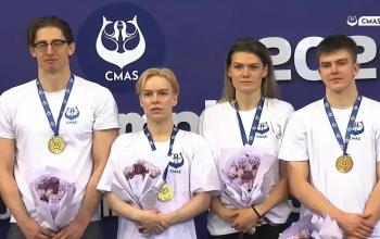 Оренбуржцы установили мировой рекорд на Чемпионате мира по подводному спорту 