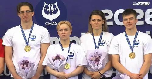 Оренбуржцы установили мировой рекорд на Чемпионате мира по подводному спорту 