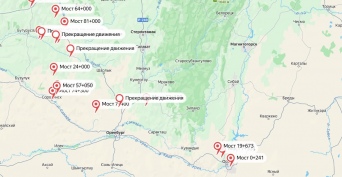 В трёх районах Оренбуржья остаются закрытыми участки дорог