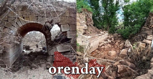 Сильные дожди обрушили старинный мост на почтовом тракте под Оренбургом