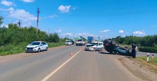 В Курманаевке в ДТП с участием двух автомобилей пострадали два человека 