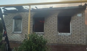 В селе Добринка мужчина погиб при пожаре в жилом доме